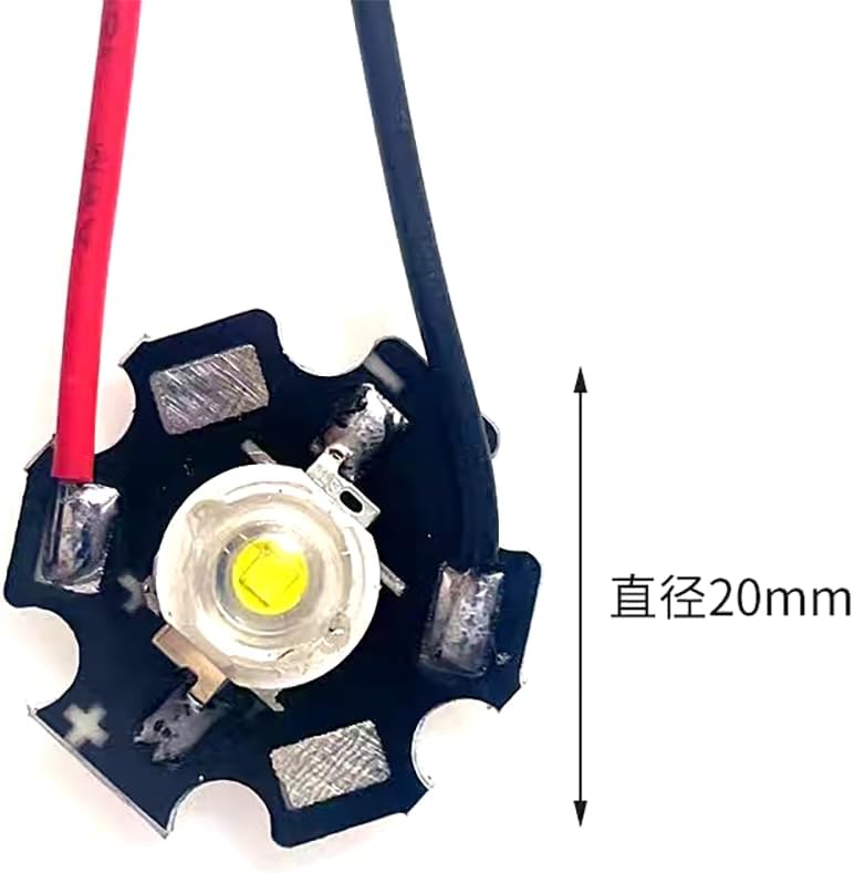 3W رقاقة LED لمبة 10 حزمة 700mA حبات ضوء أبيض بارد مع قوس نحاسي وسلك لتركيبات الإضاءة DIY - Image 5