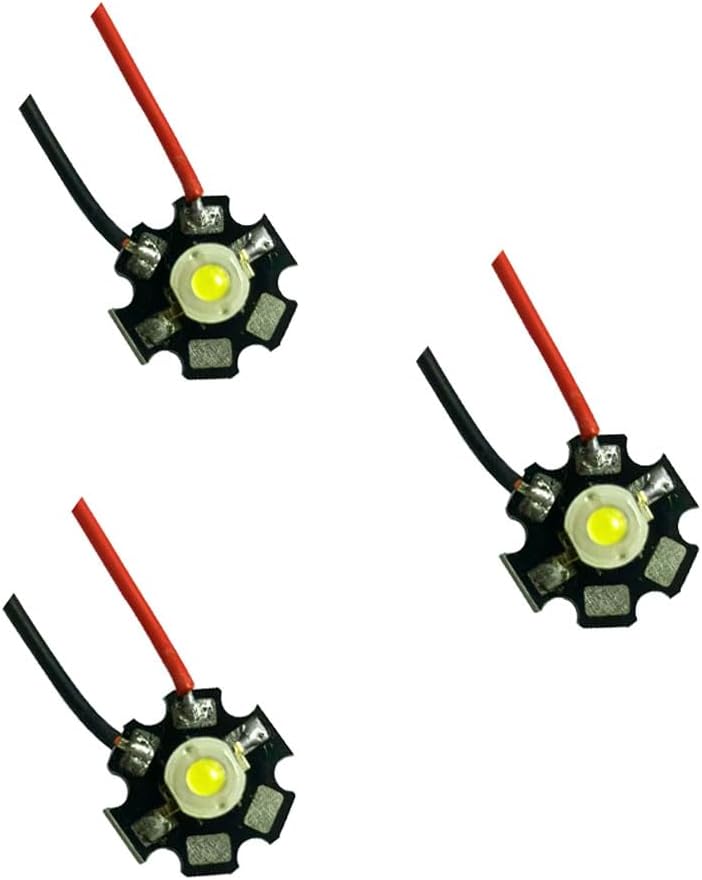 3W رقاقة LED لمبة 10 حزمة 700mA حبات ضوء أبيض بارد مع قوس نحاسي وسلك لتركيبات الإضاءة DIY - Image 3