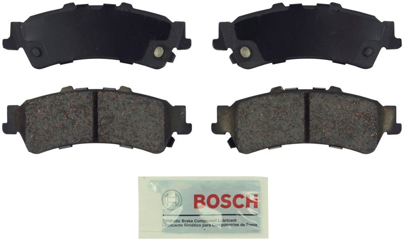 BOSCH BE792 Blue Ceramic Disc Brake Pad Set - Compatible With Select Cadillac, DTS, Escalade; Chevrolet Astro, Avalanche, Silverado, Silverado, Suburban, Tahoe; GMC Safari, Sierra, Yukon, XL; REAR - Image 1
