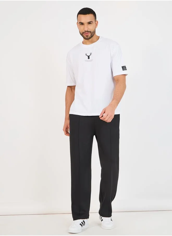 Styli Pintuck Open Hem Relaxed Fit Jogger