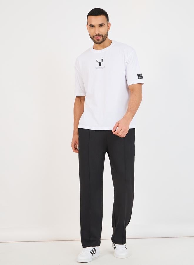 Styli Pintuck Open Hem Relaxed Fit Jogger  - Image 2