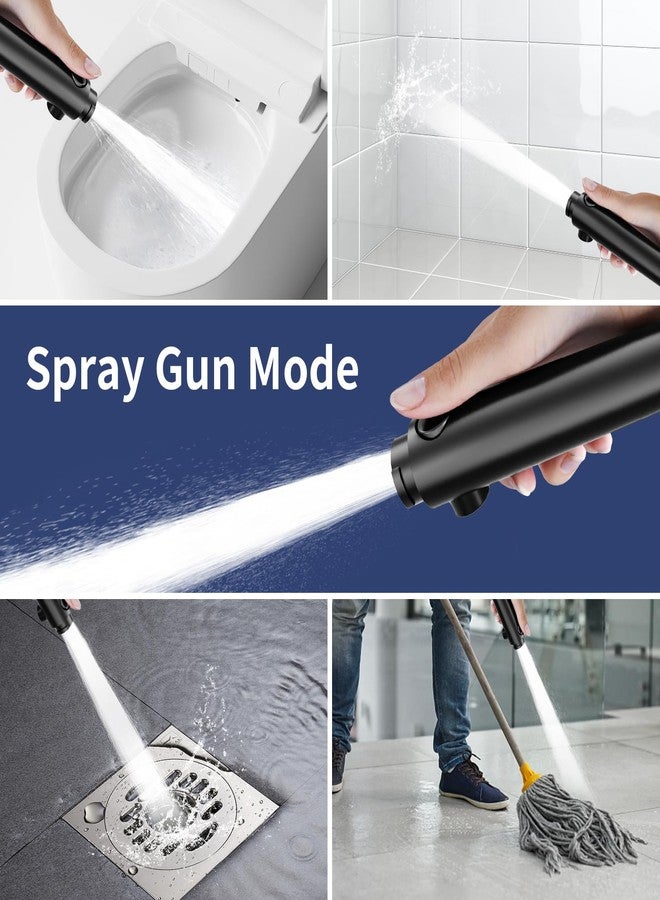 HANLIAN On/Off Pause Camper Shower Head with Filters, Detachable Shower Head with filtrate, High Pressure RV Showerhead with Hose and Self-adhesive Bracket, Shower Envy Filtered Showerhead (Black) - Image 5