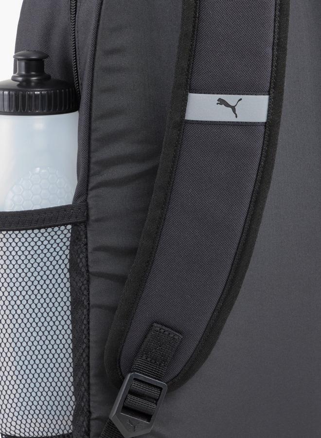 PUMA Logo Print School Backpack With Adjustable Straps And Zip Closure - Image 4