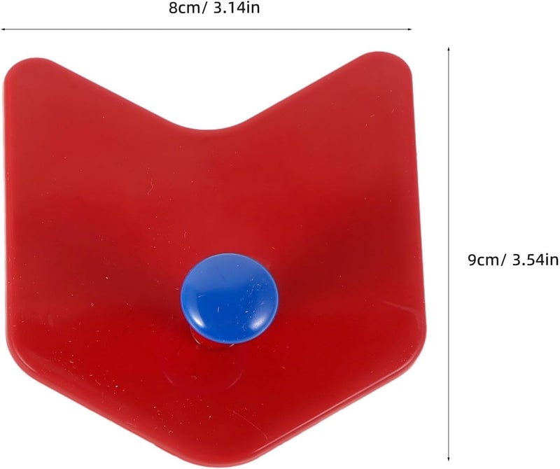 HANABASS 3pcs Colorful Adhesive Plastic Wall Hooks, No-Drill Sticky Hooks for Bathroom, Kitchen, and Home Organization, Multipurpose Coat, Towel, and Key Holders Random Color - Image 2