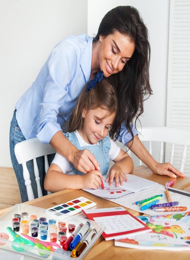 مايتيز مجموعة صواني فنية بلاستيكية من مايتيز، 24 قطعة، مقاس 11 × 8.7 × 1 بوصة، منظم صواني للأنشطة والحرف اليدوية، صواني تقديم، صواني تخزين قابلة للتكديس، صواني رمل للرسم المدرسي، الخرز، الحرف اليدوية، مشاريع DIY (شفافة) - Image 5