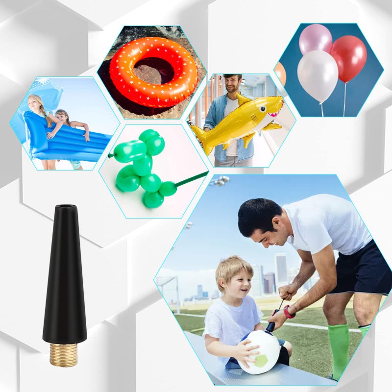 Bukela 28Pcs Valve Adaptor Air Compressor, Valve Pump Adaptor, Air Pump Needles Balls Inflatables, Valve Pump Adaptor Bike Tire - Image 4