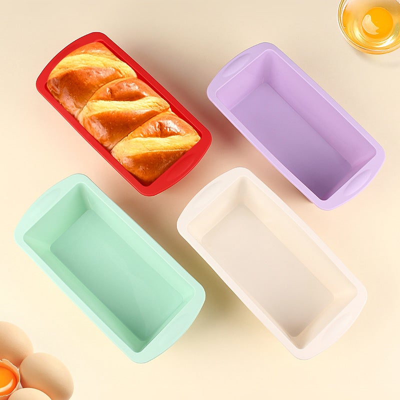Silicone Toast Mold Set – 4-Piece Modern Baking Tools for Easy Demoulding - Image 3