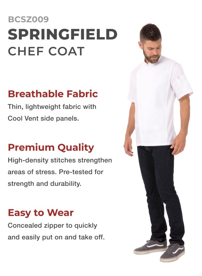 Chef Works Men S Springfield Chef Coat - Image 3