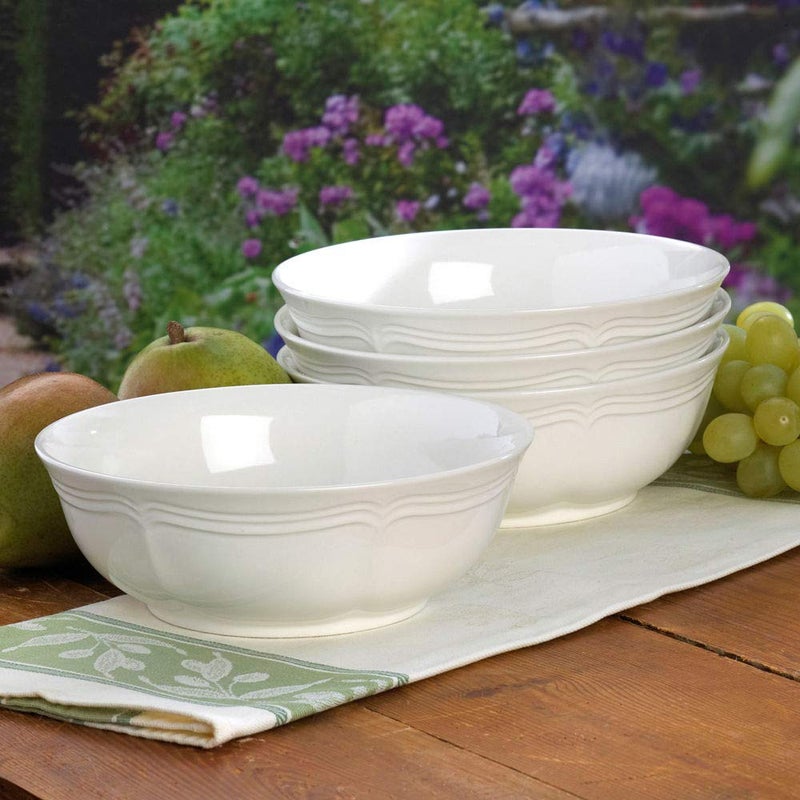 Mikasa French Countryside Cereal Bowl, 7-Inch, Set of 4, White - F9000-421 - Image 3