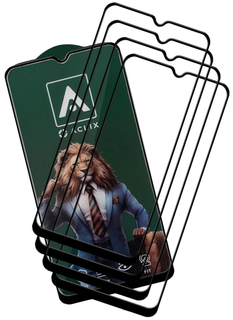 ACLIX 4 Pieces Antistatic ESD Dustproof Premium Quality High Definition Tempered Glass Screen Protector Designed For Samsung Galaxy A50 - Image 1