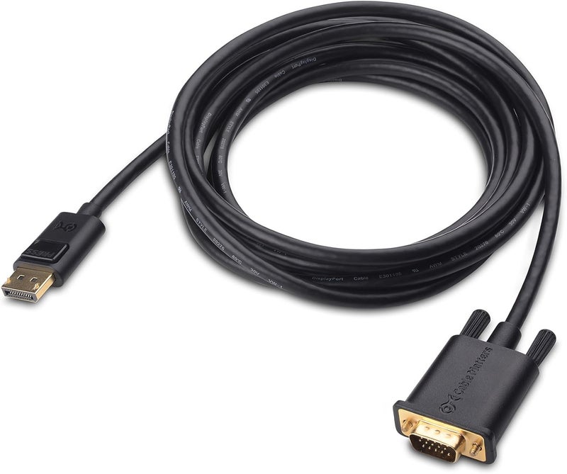 CableMatters كابل DisplayPort إلى VGA (كابل DP إلى VGA) بطول 10 أقدام - Image 2
