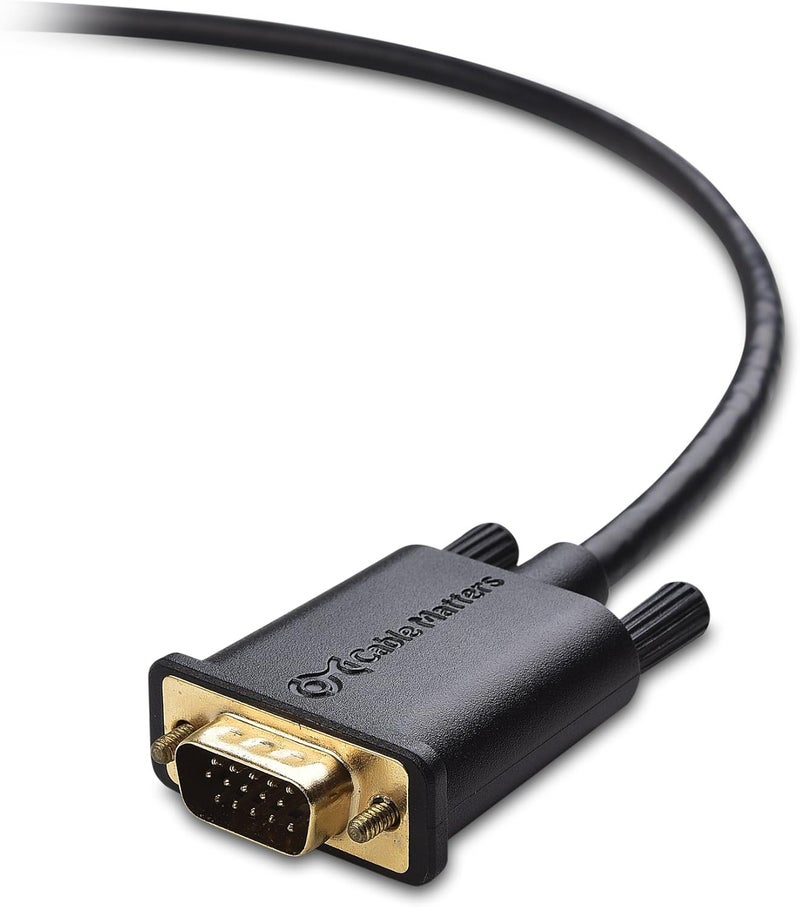 CableMatters كابل DisplayPort إلى VGA (كابل DP إلى VGA) بطول 10 أقدام - Image 4
