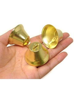 EPARTY EPARTY50PCS 38mm15inch Shiny Gold Liberty Bells Decoration Bells Christmas Bells Mini Golden Bells Christmas Tree Decorations for Home Christmas  - Image 3