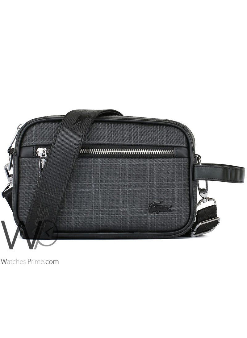 LACOSTE Black Lacoste Shoulder Crossbody Men Hand Bag  - Image 1