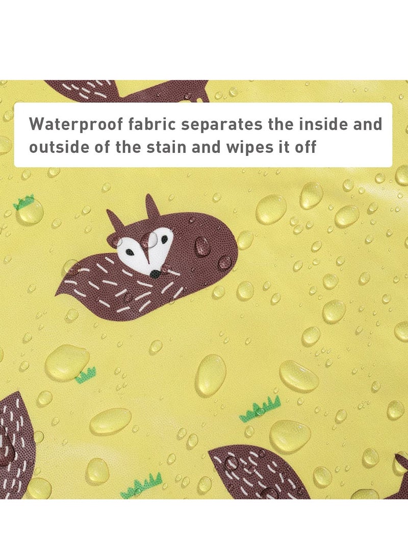Waterproof Baby Weaning Bibs, Anti-Dirty Feeding Bibs for Mess-Free Eating, High Chair Shirt Bibs for Baby Weaning Essentials. Perfect for Mealtime Cleanup! - Image 3