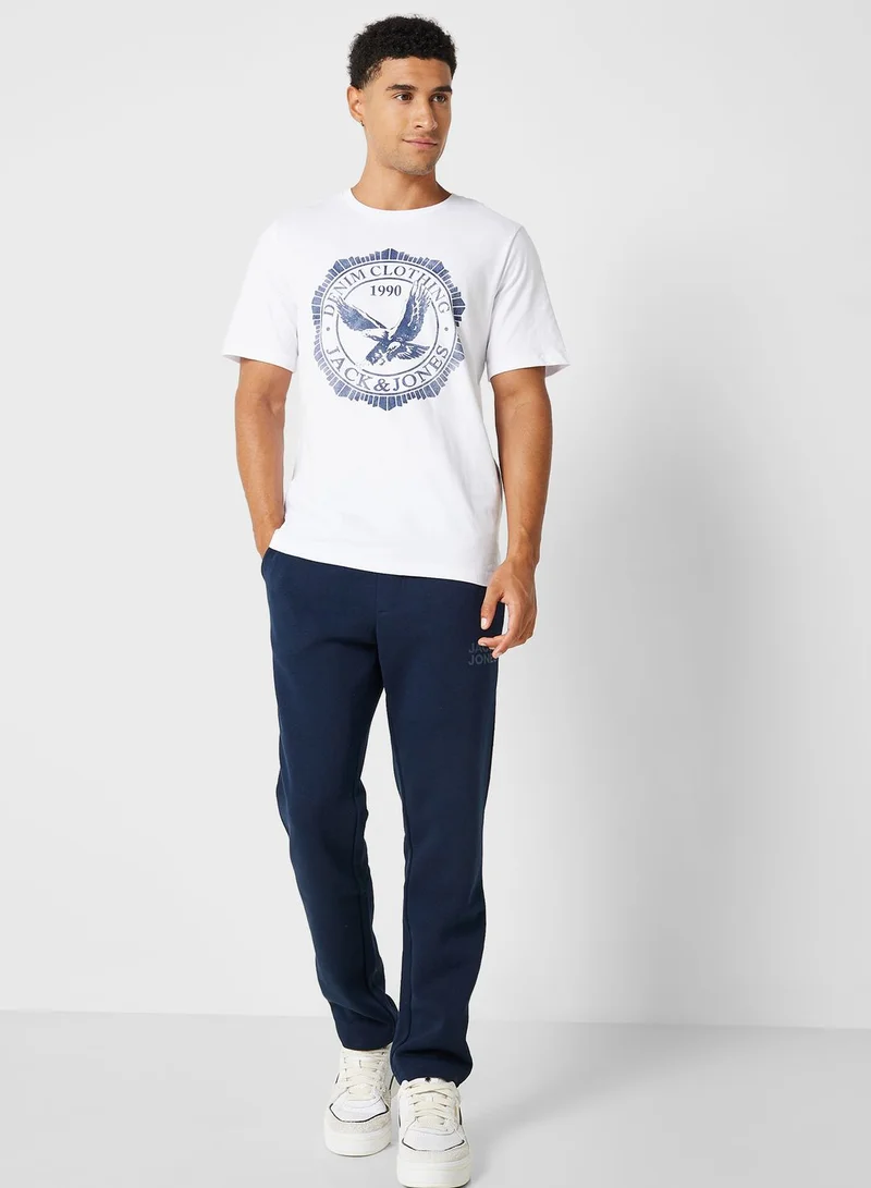 JACK & JONES Graphic Crew Neck T-Shirt