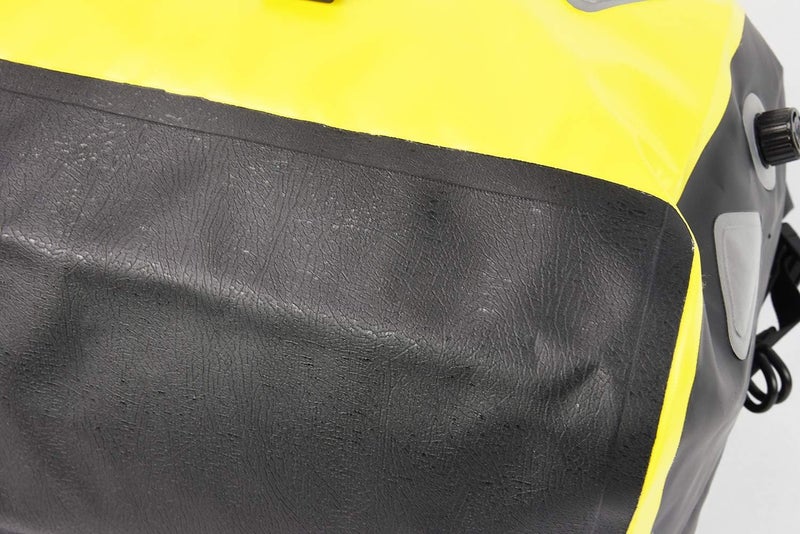 WILD HEART Waterproof Duffel Bag 66L with Welded Seams and Shoulder Straps for Kayaking, Camping, and Boating - Yellow - Image 3