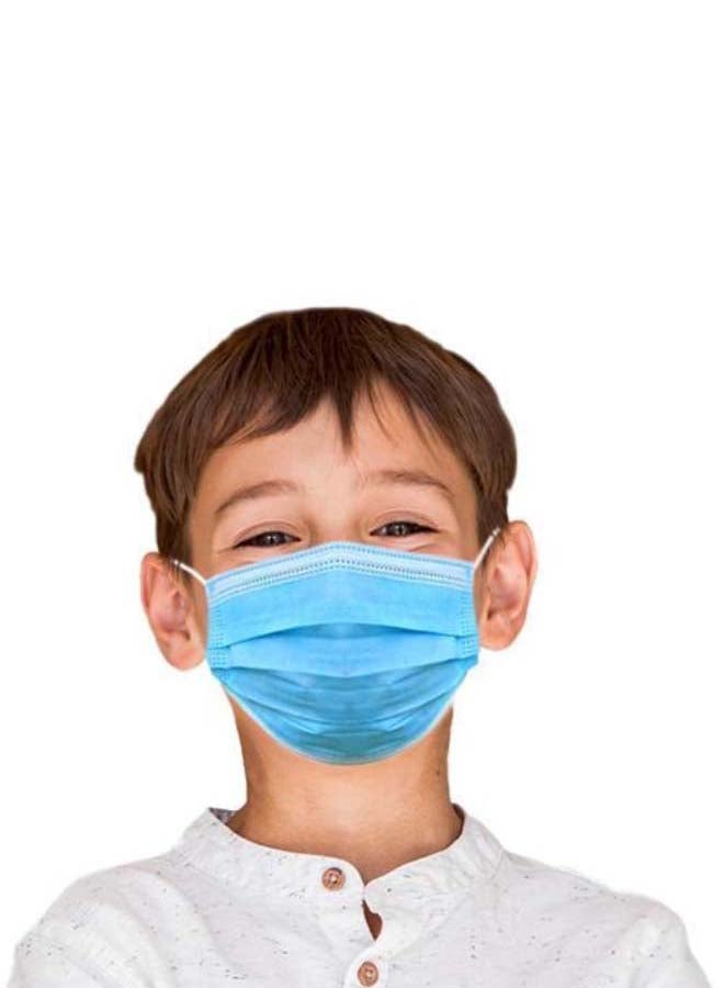 Dada 50-Piece Kids Disposable Mask, Blue - Image 3