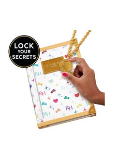 RAINBOW HIGH Secret Journal- Fashion Journal with Lock, Activity Book, Pen, and Necklace Charm to Unlock Your Creative Ideas | Kids 6-12 Years  - Image 3