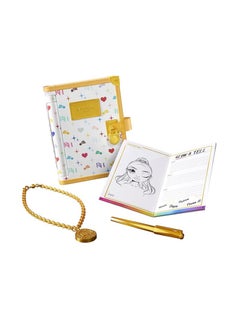 RAINBOW HIGH Secret Journal- Fashion Journal with Lock, Activity Book, Pen, and Necklace Charm to Unlock Your Creative Ideas | Kids 6-12 Years  - Image 2