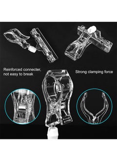 HS Merchandise Sign Clip 10PCS Merchandise Sign Clip Price Tag Clamp Transparent Price Label Holder Merchandise Display Tag Sign Paper Card Display Promotion Clips Holders Stand For Shopping Mall  - Image 3