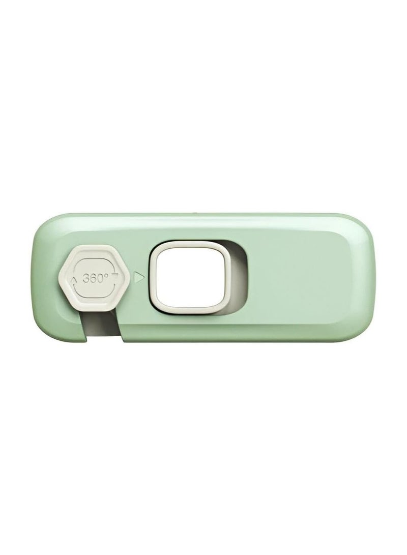 Generic Child Safety Lock 360° Rotatable Drawer and Cabinet Lock – Baby Proofing Safety Latch for Fridge, Cupboard, Doors, and Appliances | Easy Install, No Drilling, Adhesive Design – Multicolor - Image 1