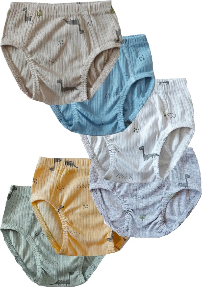 Hepsine Rakip Set of 6 Boys Corduroy Slip Kom Cotton Pnd