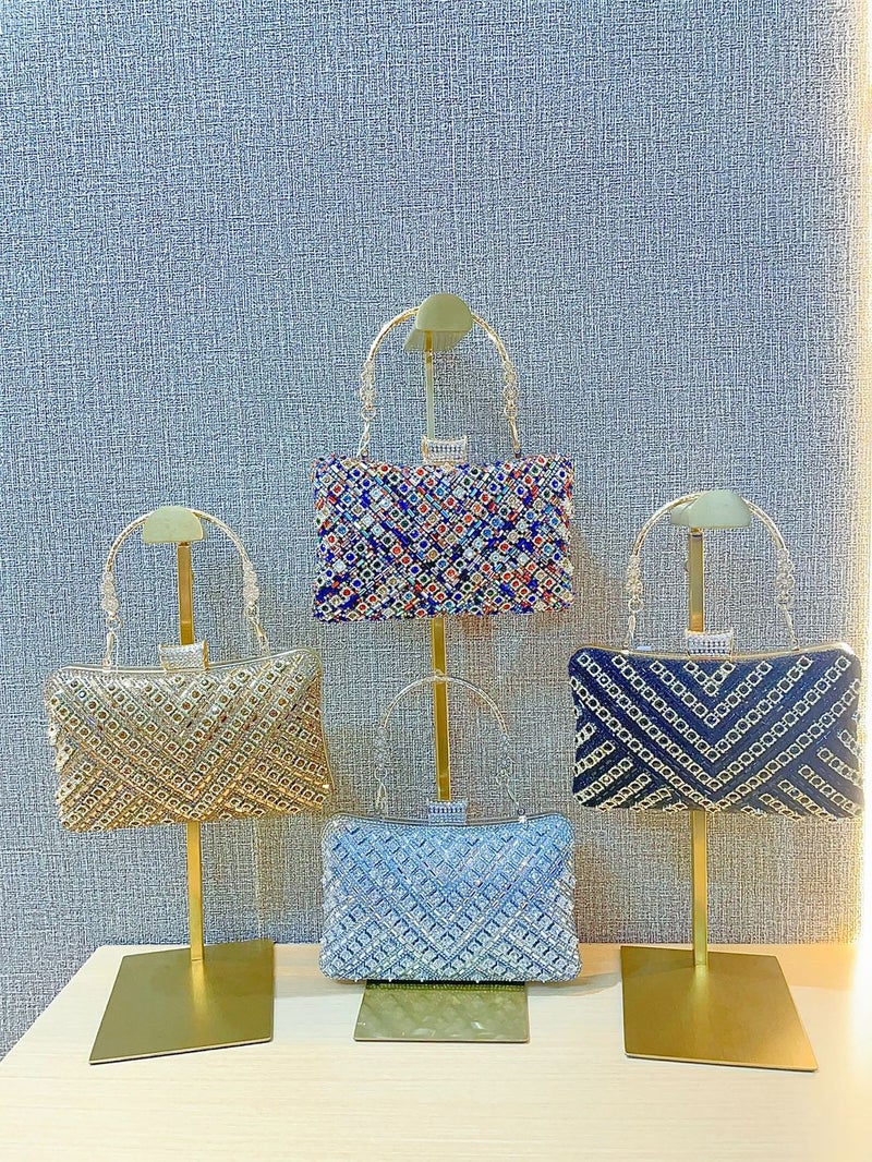 New Evening Dress Celebrity Ladies Rhinestone Clutch Bag Cheongsam Small Bag Shoulder Crossbody Evening Bag Women'S Handbag - Image 5