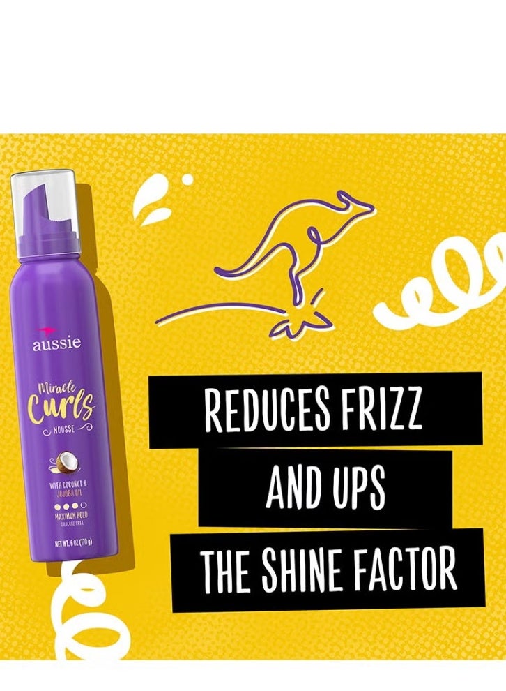 Aussie Miracle Curls Mousse 170g - Image 2