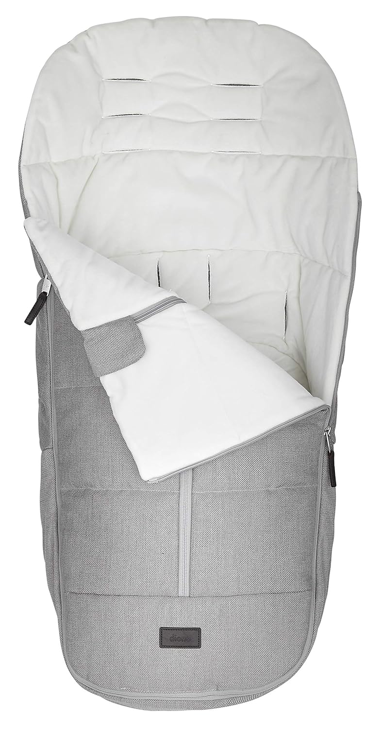 Diono Quantum Classic All Weather Footmuff to Protect Your Baby in Car Seats  Strollers Light Grey Cube Pack of 2 - Image 3