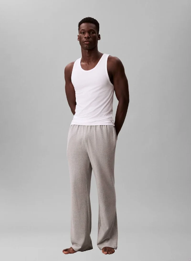 CALVIN KLEIN WHITE 3 Pack Tank Tops - Cotton Stretch Blend for Men | Best Price UAE
