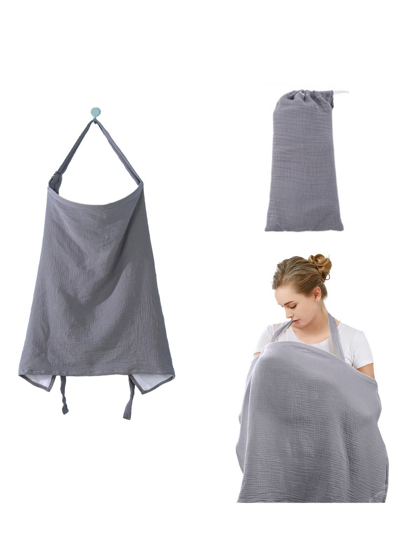 Adando Adando Multifunctional Nursing Cover – Breastfeeding towel - Breastfeeding Scarf - Privacy Shawl & Nursing Cloth Outdoor, Nursing Protective Cover Design for On-the-Go Moms - Image 1