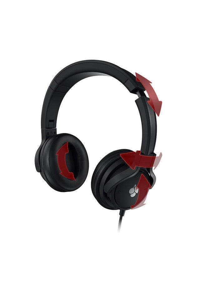 Cherry Hc2.2 Gaming Headset With Microphone, Virtual 7.1 Surround Sound, Over-ear Headphones, E-sports Headset, Black, Compatible With Triaxion Action - Image 4