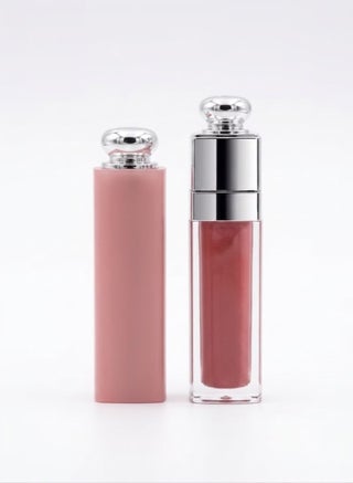 طقم العناية بالشفاه الثنائي (مرطب وملمع شفاه) من ديوهو - درجة راسبيري ريد 03# RASPBERRY RED