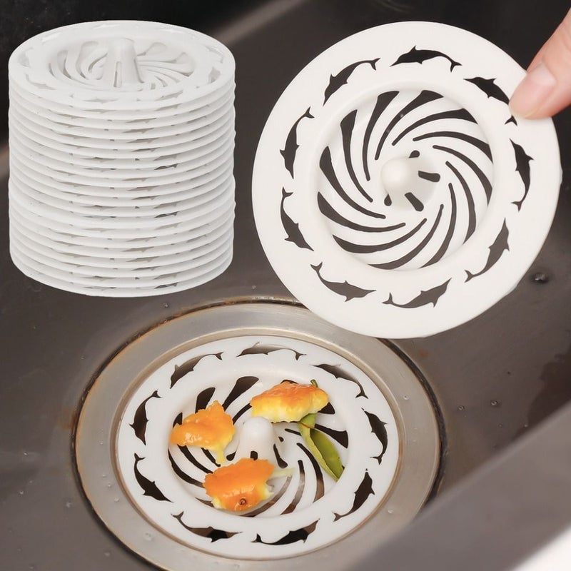 6 Pieces Disposable Bathroom Sink Drain Hair Catcher Kitchen Strainer Cover Shower Tub Stopper Plastic Mesh Tool Home Accessories - Image 4
