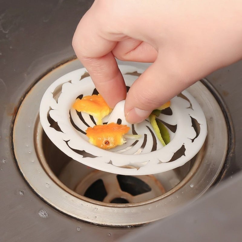 6 Pieces Disposable Bathroom Sink Drain Hair Catcher Kitchen Strainer Cover Shower Tub Stopper Plastic Mesh Tool Home Accessories - Image 5