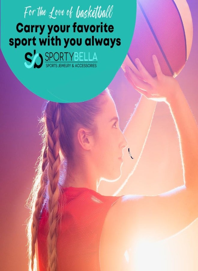 Infinity Collection - Adjustable Basketball & Infinity Charm Bracelet (Maroon & White) - Gift for Coach, Team and Players - Fits Small to Large Wrists - Image 3