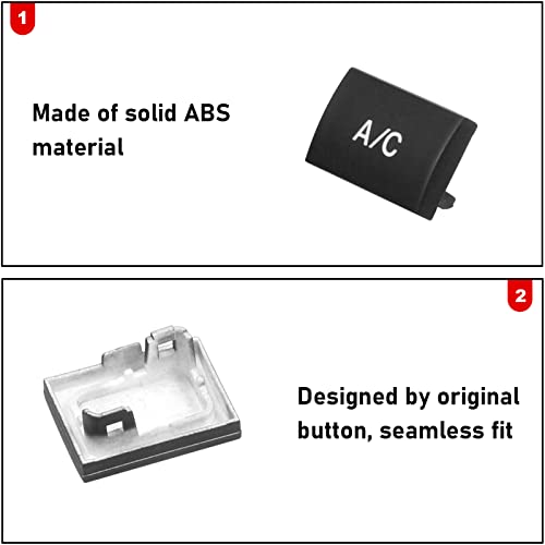 Jaronx Compatible with Mercedes Benz AC Button Replacement, E Class W212 Climate Control AC A/C Button Repair for E-Class W212 2010-2016 E200 E250 E300 E350 E400 E500 E63 AMG - Image 4