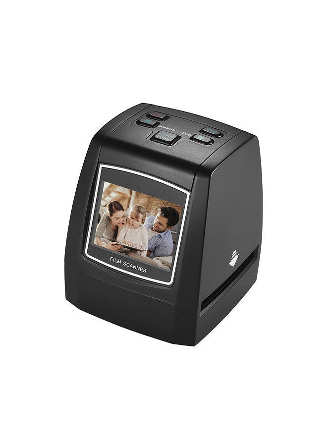 High-Resolution 14MP/22MP Film Scanner Convert 35mm 135mm 126mm 110mm 8mm Color Monochrome Slide Film   Negative into Digital Picture with 2.4" LCD Build-in Editing Software  - Image 1