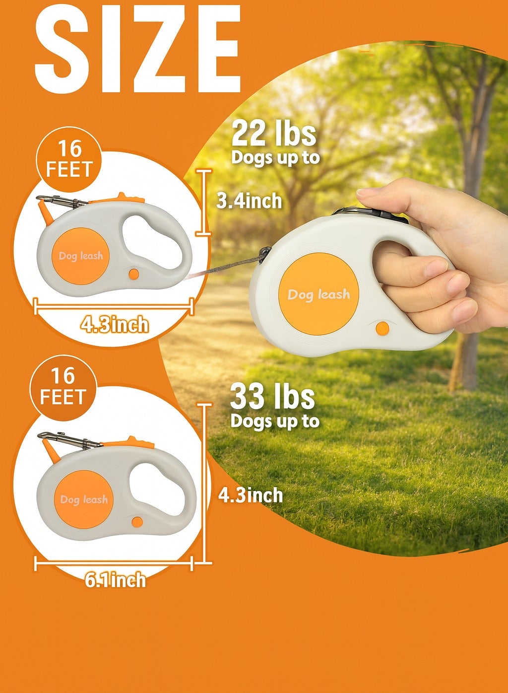 Retractable Dog Leash 5M Automatic Flexible Dog Puppy Cat Traction Rope Belt Dog Leash For Small Medium Dogs Pet Supplies With front lighting - Image 4