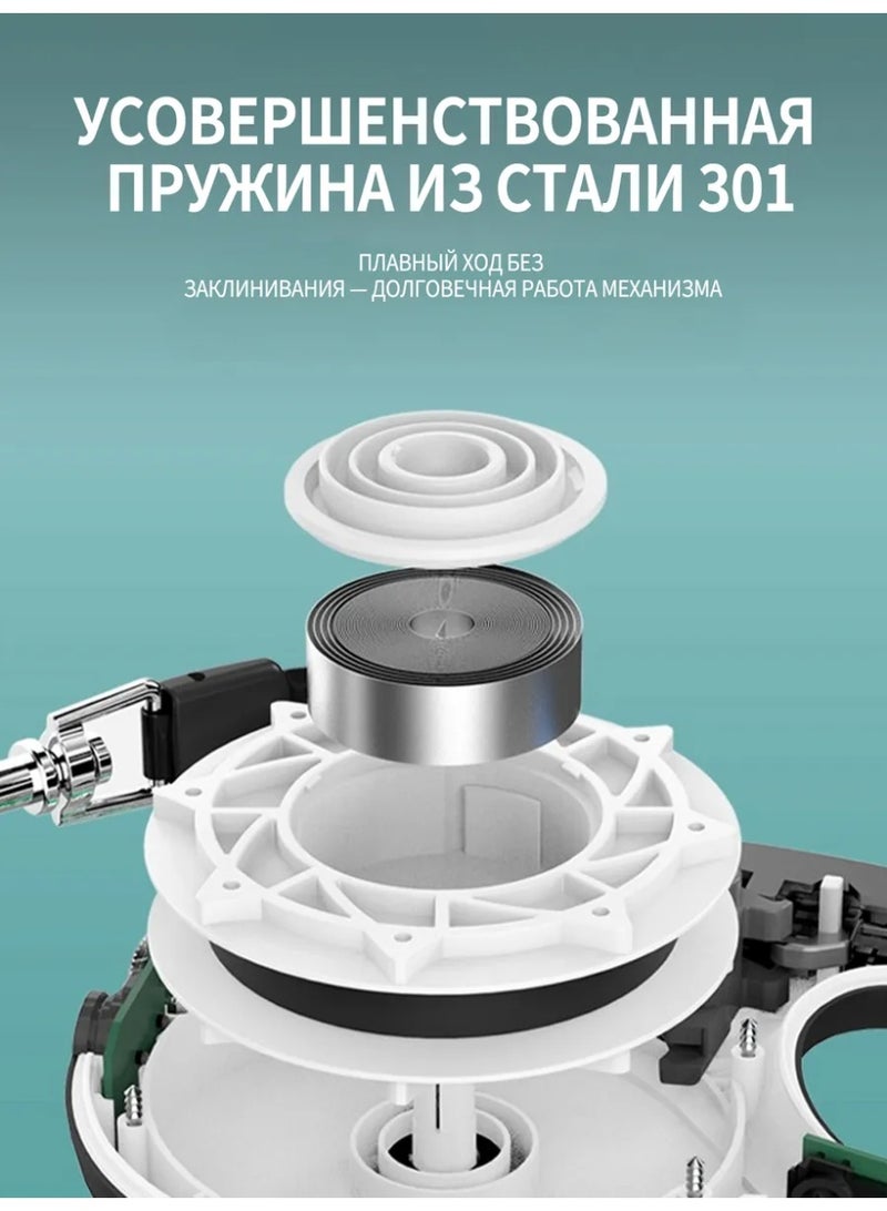 مقود كلب قابل للسحب بطول 5 أمتار، حبل شد أوتوماتيكي مرن للكلاب والجراء والقطط، مقود للكلاب الصغيرة والمتوسطة الحجم، مستلزمات الحيوانات الأليفة مع إضاءة أمامية - Image 5