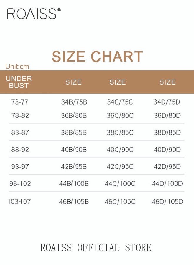 roaiss Large Size Women's Charm Lace Bras Push Up Daily Underwear Ultra Thin Three-quarter Cup Bras Leisure Comfort Soft Breathable Everyday Lingerie  - Image 3