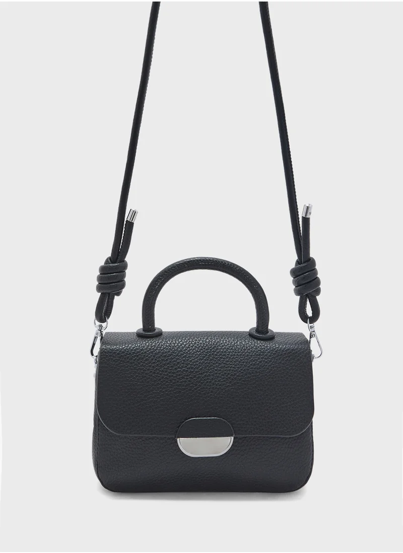 ايلا Metal Trim Satchel Bag