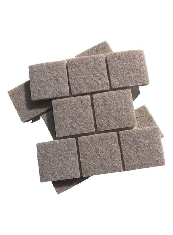 Magic Sliders 16-Piece Heavy Duty Self-Stick Square Felt Pads Oatmeal 1inch 63424A - Image 3