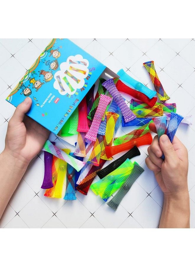 Generic - 40 Pack Mixed Color Marble Mesh Fidget Toys,Fidget Toy Stress Relieve Toy, Focus Enhance, Marble And Mesh Fidgets For Adults And Children With Adhd Add Ocd Autism - Image 1
