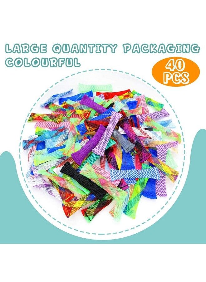 Generic - 40 Pack Mixed Color Marble Mesh Fidget Toys,Fidget Toy Stress Relieve Toy, Focus Enhance, Marble And Mesh Fidgets For Adults And Children With Adhd Add Ocd Autism - Image 1
