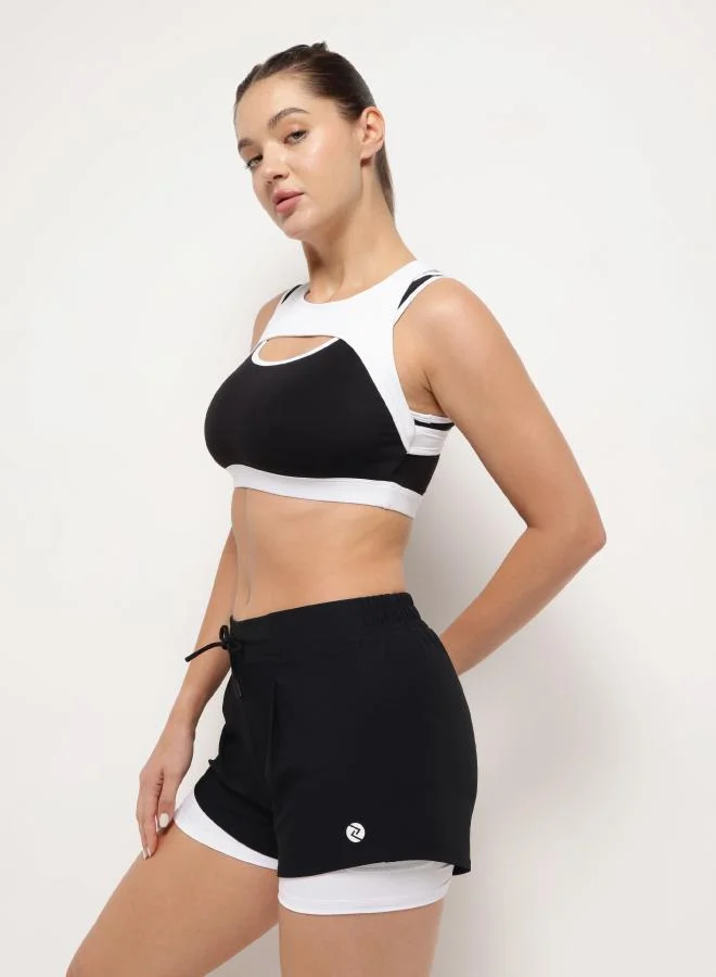 ZAECY High-Intensity Sports Bra – Arctic White