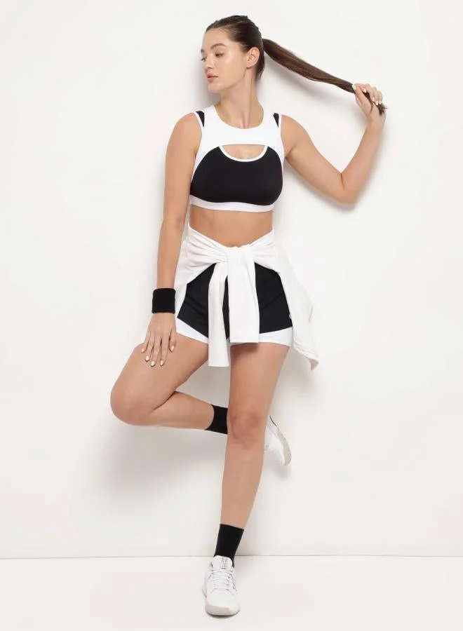 High-Intensity Sports Bra – Arctic White