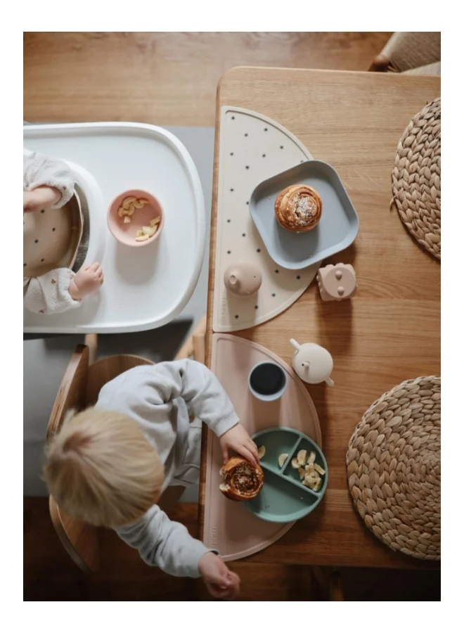 mushie Silicone Feeding Placemat - Cambridge Blue