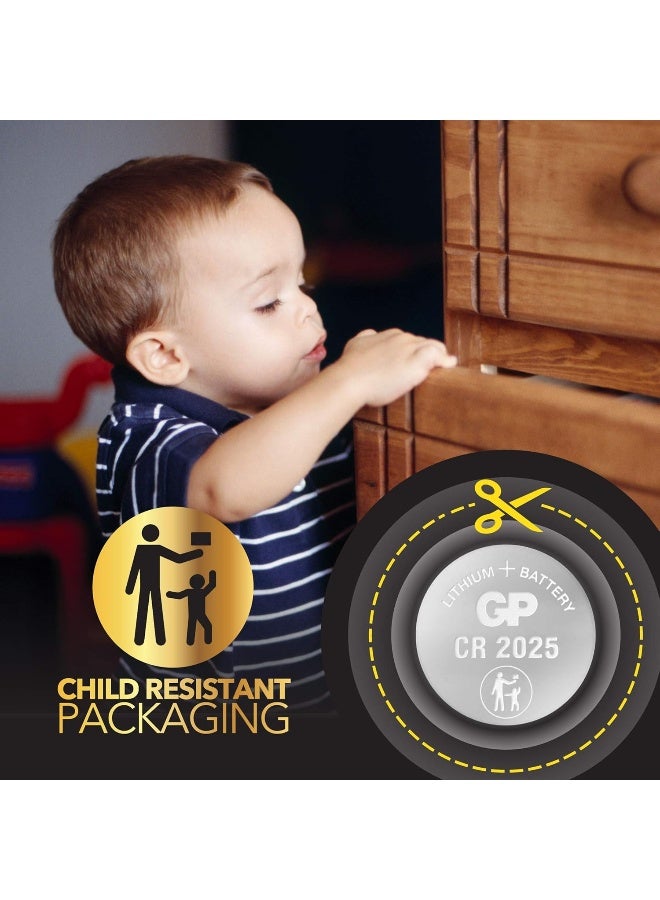 GP BATTERY CR2025 Lithium Coin And Button Non Rechargeable Battery - Image 4